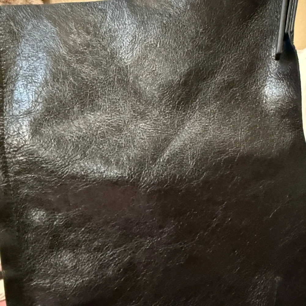💯 Authentic ALLSAINTS Soft Black Leather Hobo. Unique, large bag!! - Picture 15 of 15